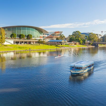 Downtown,Area,Of,Adelaide,City,In,Australia,In,Daytime