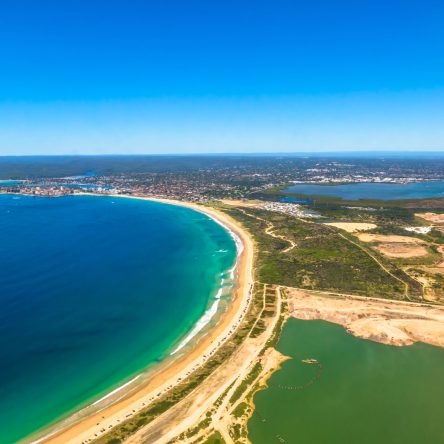 Aerial,Reef,View,Of,Bate,Bay,Located,South,Of,Sydney,